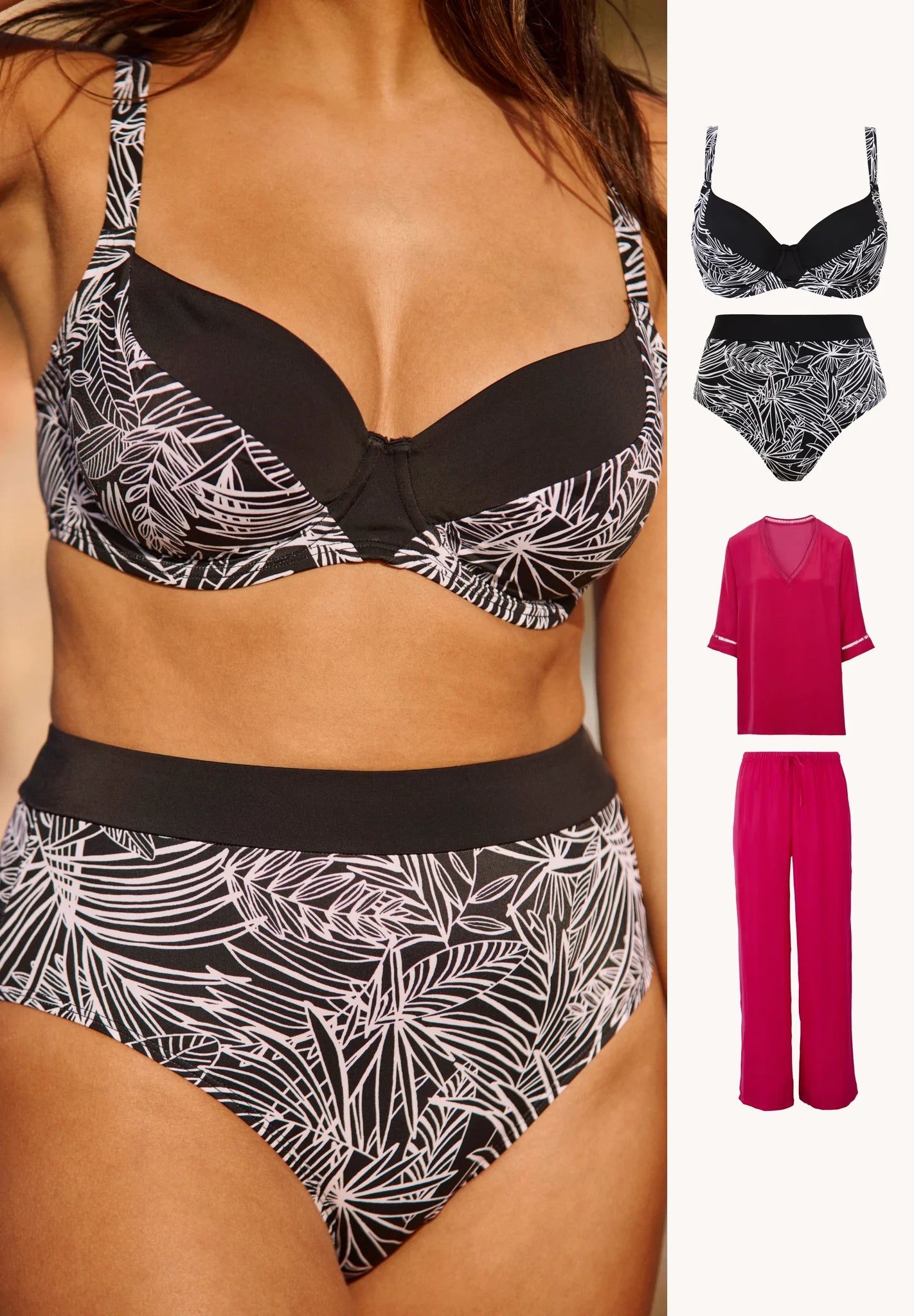 Seychelles set with beach outfit
